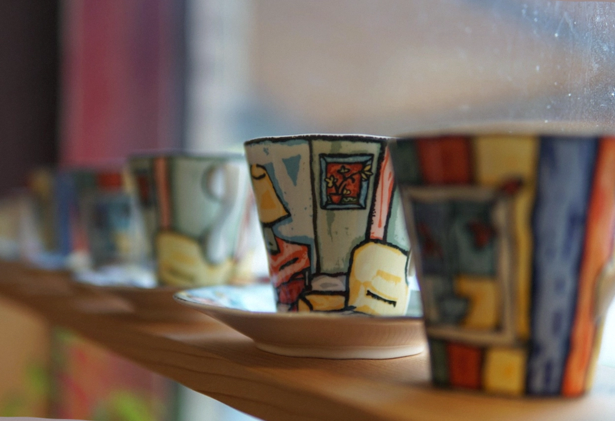 Theke des Kaffeehauses angebotsimpulskern in Bremen-Osterholz