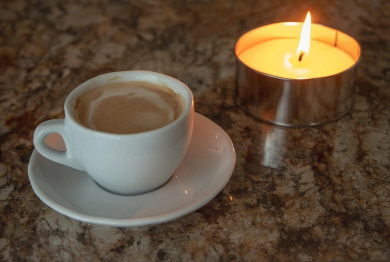 Eingang des Kaffeehauses angebotsimpulskern in der Osterholzer Heerstraße